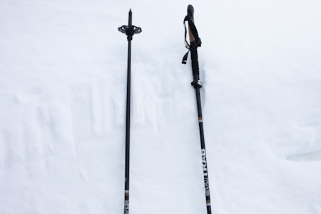 Skitrab Ortles skistaver i snø