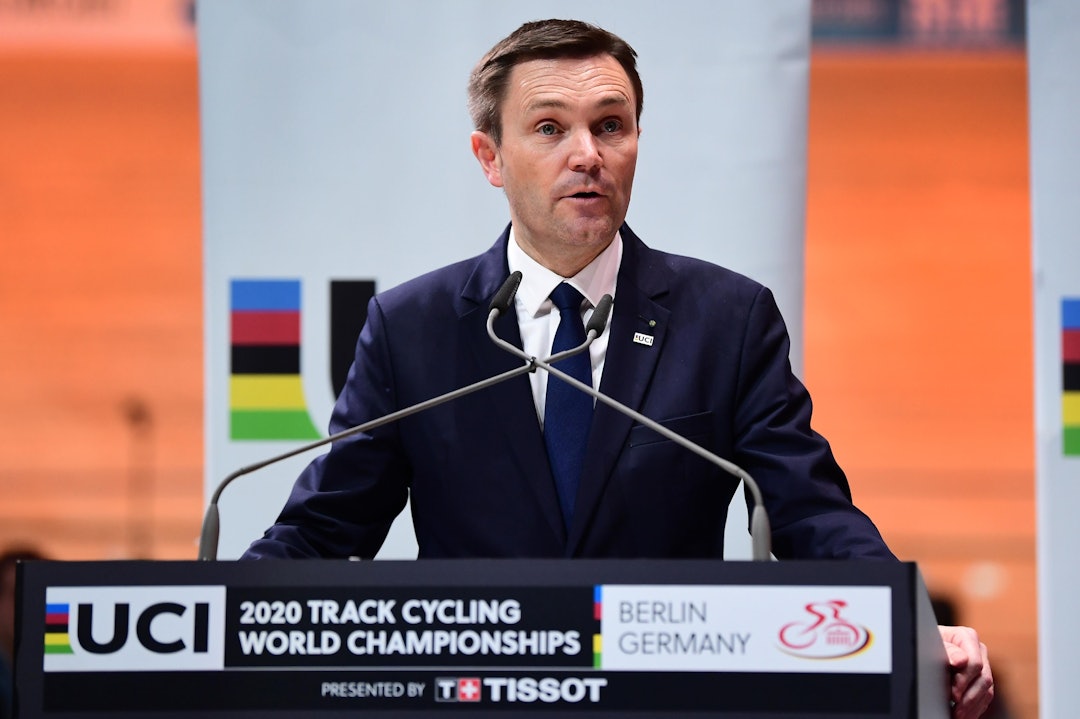 ORDKNAPP: President i UCI, David Lappartient, har siden 25. februar forholdt seg helt taus til krigen i Ukraina. Foto: Cor Vos. ORDKNAPP: President i UCI, David Lappartient, har siden 25. februar forholdt seg helt taus til krigen i Ukraina. Foto: Cor Vos.