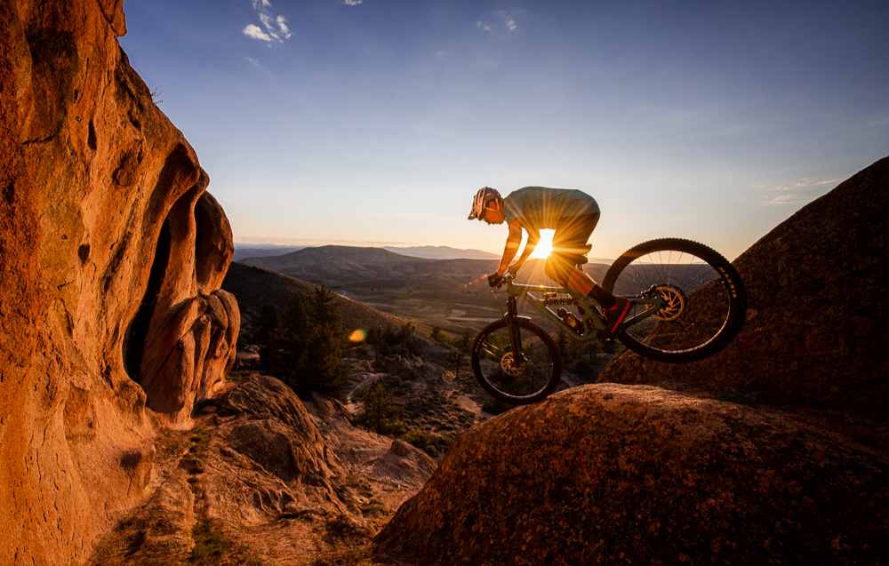 Nate Hills i Crested Butte i filmen A Biker's Ballad. Foto: Dave Kozlowski