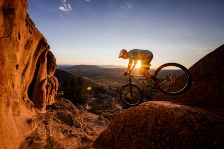 Nate Hills i Crested Butte i filmen A Biker's Ballad. Foto: Dave Kozlowski Nate Hills i Crested Butte i filmen A Biker's Ballad. Foto: Dave Kozlowski