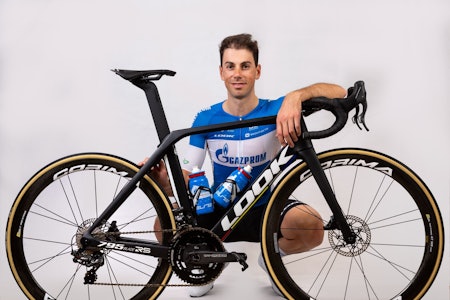 UTEN SYKLER: Look trekker seg nå som sykkel-og pedalsponsor fra Gazprom-Rusvelo. Foto: Gazprom-Rusvelo.  UTEN SYKLER: Look trekker seg nå som sykkel-og pedalsponsor fra Gazprom-Rusvelo. Foto: Gazprom-Rusvelo.