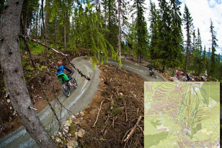 MER AV DETTE: I Trysil skal det til sommeren blant annet bygges to nye heisbaserte flytstier. Arkivfoto: Snorre Veggan. nye heisbaserte sykkelstier i Trysil