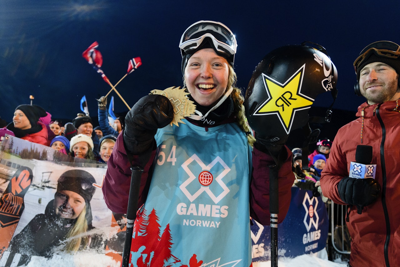 KAN FORSVINNE: Johanne Killi sikret gullet i X Games i 2017. Nå kan konkurransen forsvinne fra Norge. Foto: ESPN Johanne Killi i X Games.