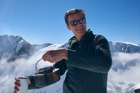 Sognefjord Kaffibrenneri og Kjetil Russenes serverer kaffe under High Camp Turtagrø!