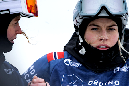IKKE MED: Hedvig Wessel skal ikke være med i vinterens Freeride World Tour. Foto: FWT hedvig wessel.