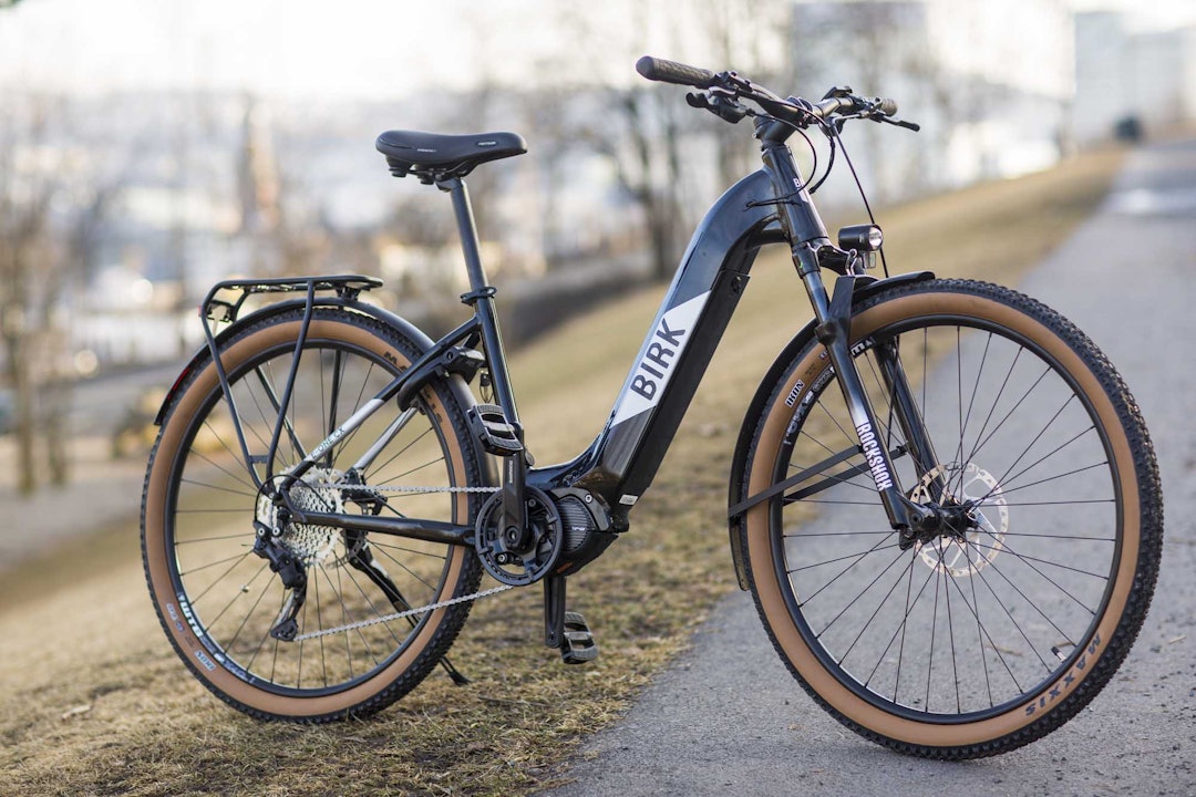 MYE FOR PENGENE: E-One CX fra Birk Sport er en godt utstyrt elsykkel. Foto: Kristoffer H. Kippernes. birk e-one cx test