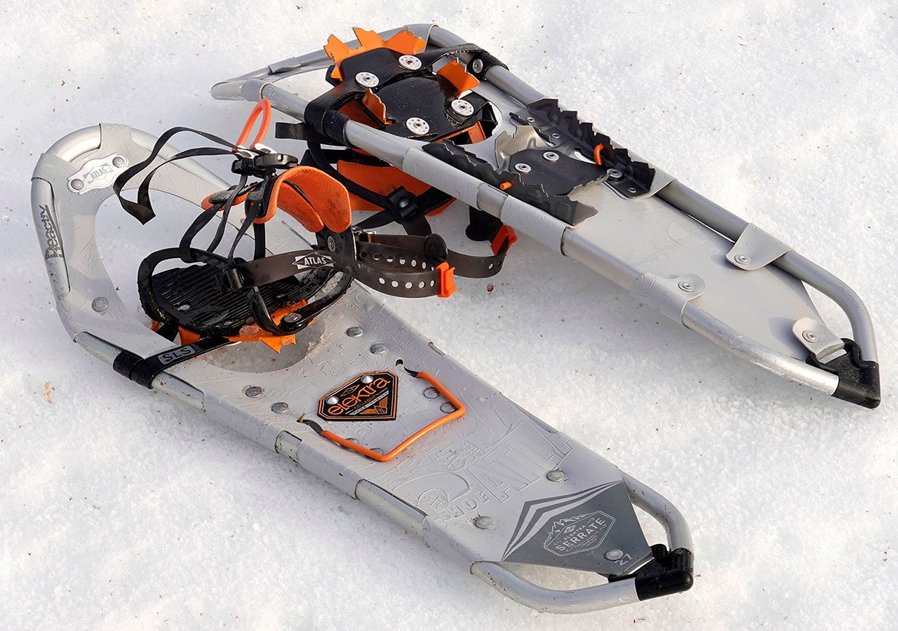 MUSESTILLE:  Atlas Serrate Elektra truger for dame er noen av de stilleste trugene vi har gått på.  atlas serrate elektra truger for dame på snøen