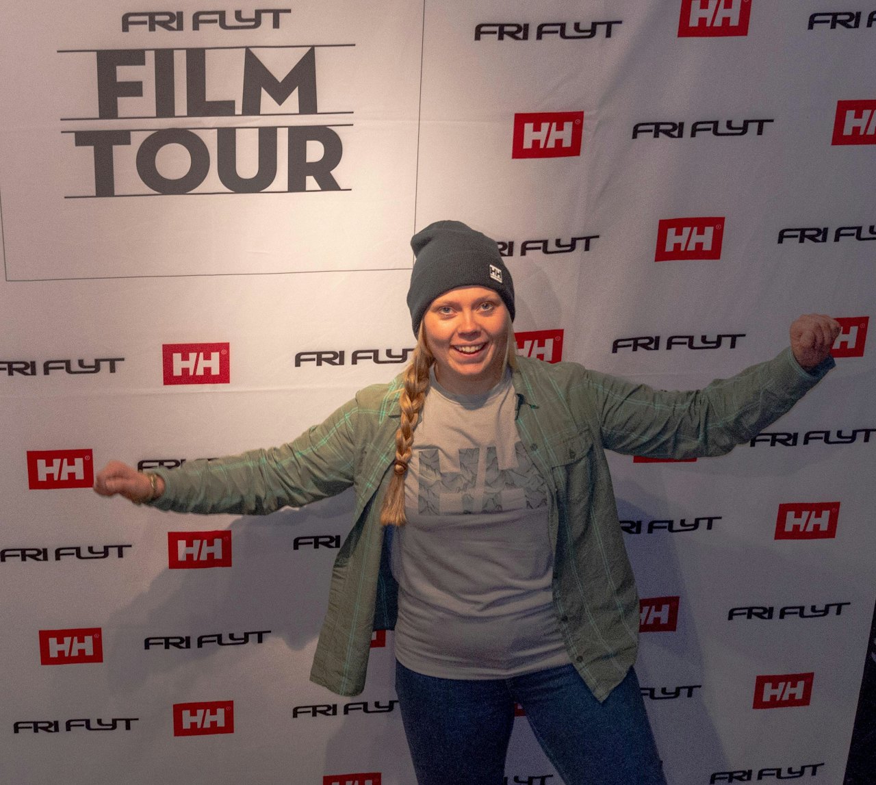MER FILM: Utefilm er en av de nye satsingsområdene til Fri Flyt AS. Prosjektleder Lisa Kvålshaugen Bjærum har vært ansvarlig for Fri Flyt Film Tour, og er klar for et nytt sosialt høydepunkt. Foto: Petter Westgaard lisa kvålshaugen bjærum
