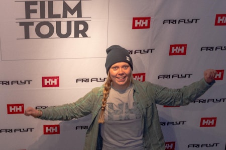 MER FILM: Utefilm er en av de nye satsingsområdene til Fri Flyt AS. Prosjektleder Lisa Kvålshaugen Bjærum har vært ansvarlig for Fri Flyt Film Tour, og er klar for et nytt sosialt høydepunkt. Foto: Petter Westgaard lisa kvålshaugen bjærum