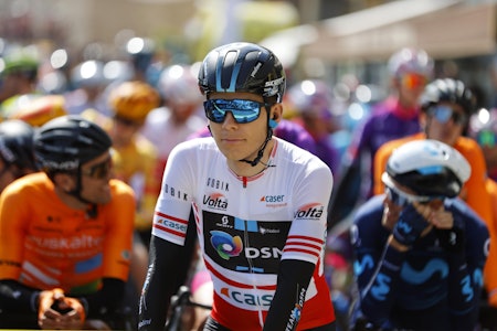 KLAR FOR VUELTAEN: Jonas Iversby Hvideberg. Her fra da han ledet Volta a Catalunya i vår. Foto: Cor Vos KLAR FOR VUELTAEN: Jonas Iversby Hvideberg. Her fra da han ledet Volta a Catalunya i vår. Foto: Cor Vos