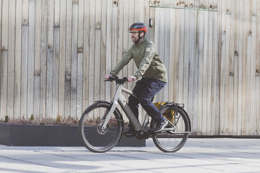 BYSYKKEL: Urbane elsykler er både stilige og praktiske. Foto: Gunhild Aaslie Soldal. elsykkel test 2022