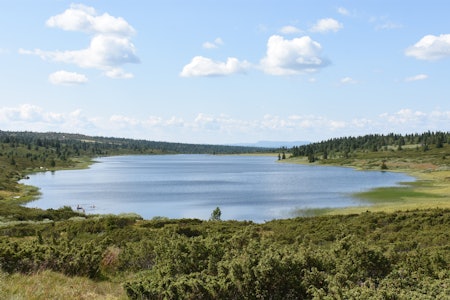 Brettdalsvatnet på Øyerfjellet. Foto: Jan-Tore Egge Øyerfjellet ved Brettdalsvatnet
