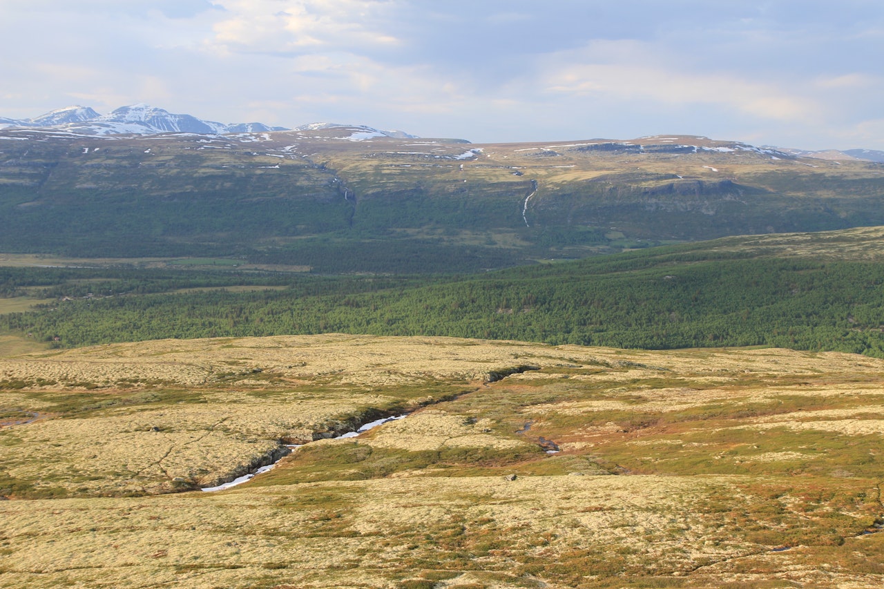 Fjellandskapet i Kvamsfjellet