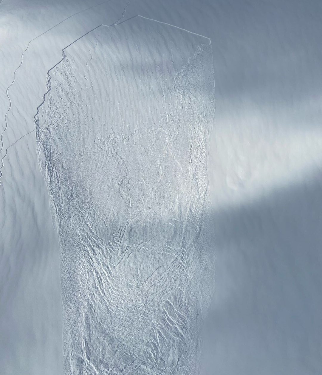 SKRED: Det gikk onsdag flere skred. Her fra Romsdalen tidligere på dagen. Foto: Regobs Snøskred Romsdalen