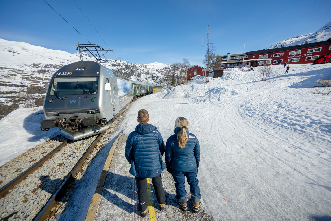 Vatnahalsen stasjon. Foto: Brynjar Tvedt
