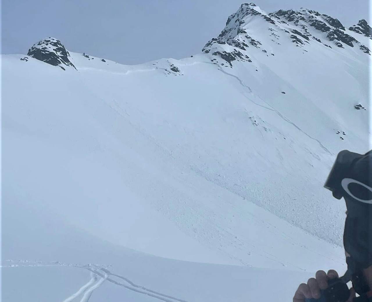 SKRED: Onsdag ble dette skredet fjernutløst på Sunnmøre. Foto: Kasper E/Regobs Skredvarsling