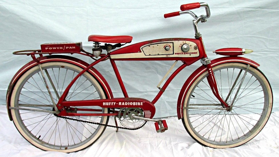 Om du googler radio og sykkel, finner du til slutt bilde av en radiosykkel. Tenk det!