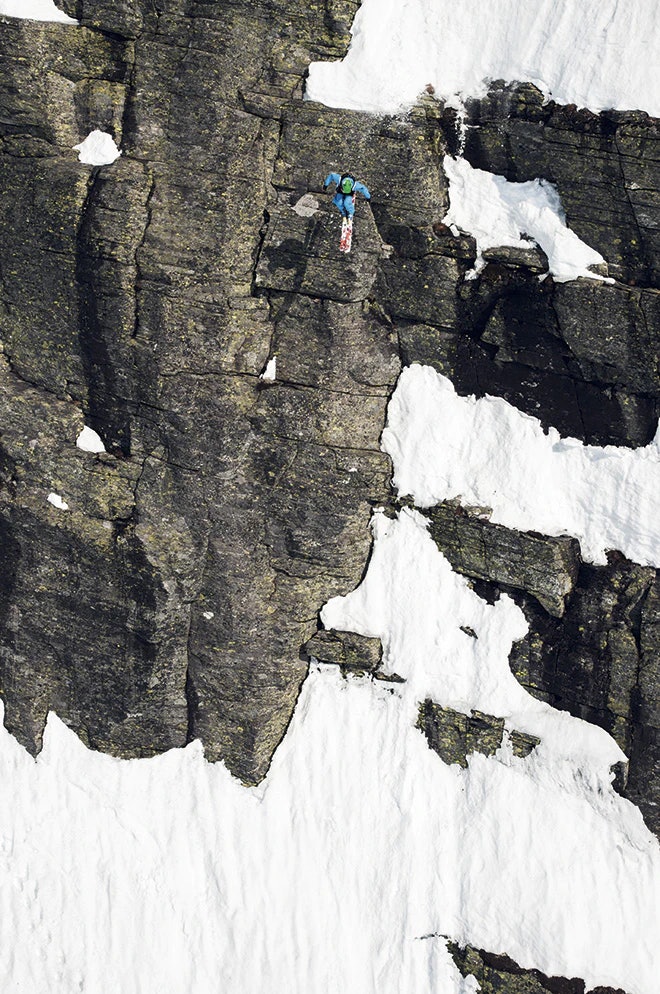 VOLE-KLIPPEN: Torgrim i ferd med å sende et av de beste prestasjonene i en frikjøringskonkurranse noensinne. Røldal 2009. Foto: Sverre Hjørnevik VOLE-KLIPPEN: Torgrim i ferd med å sende et av de beste prestasjonene i en frikjøringskonkurranse noensinne. Røldal 2009. Foto: Sverre Hjørnevik