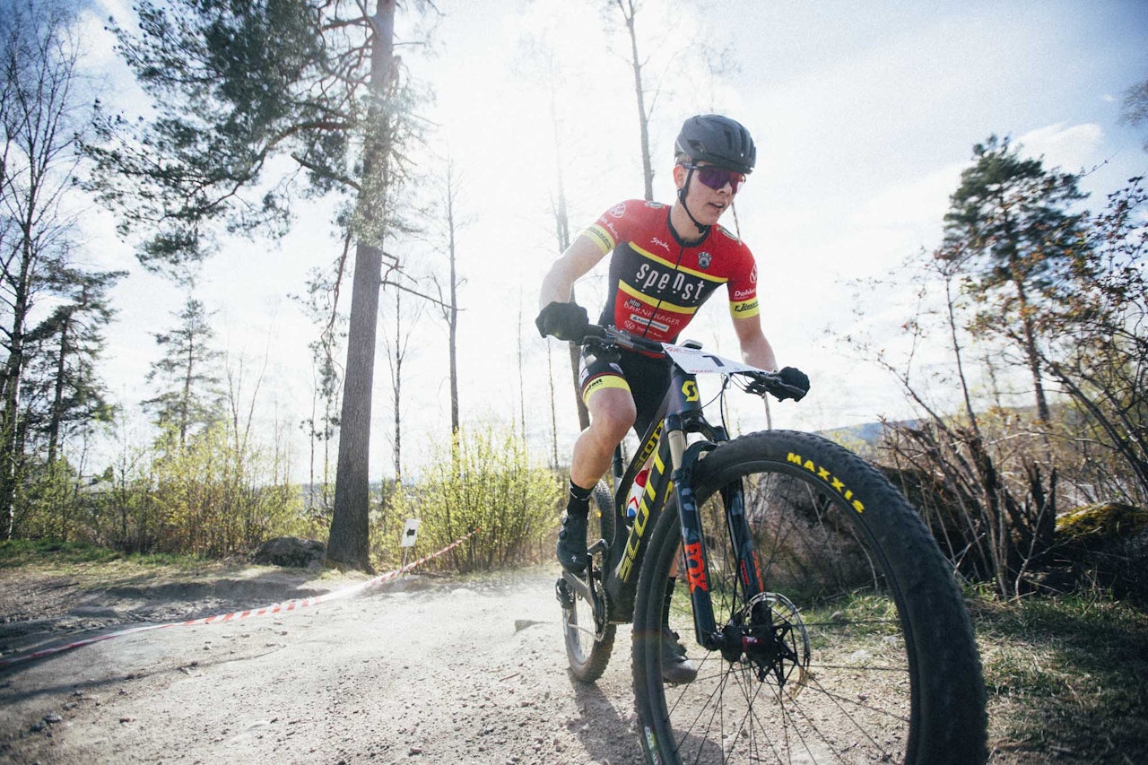 ENDELIG PROFF: Ole Rekdahl har jobbet seg stødig fram som et taltent i norsk terrengsykling - og får nå proffkontrakt. Foto: Kristoffer H. Kippernes. ole rekdahl proffkontrakt