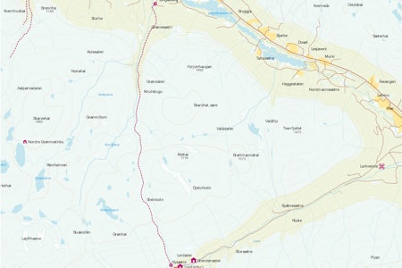 LORDALEN: Her kan du oppleve alt fra setermiljø og kvernbruk til lange vandringer i villmark. kart lordalen turguide