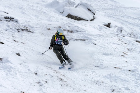 HØYT NIVÅ: Det var 70 deltakere under juniorkonkurransen i Narvik. Her er vinner av U16, Siri Af Ekenstam. Foto: Rune Dahl Siri af Ekenstam.