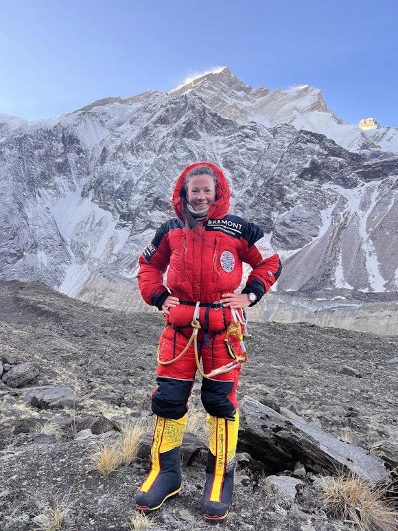 Kristin Harila i Himalaya. Foto: 8k expedition