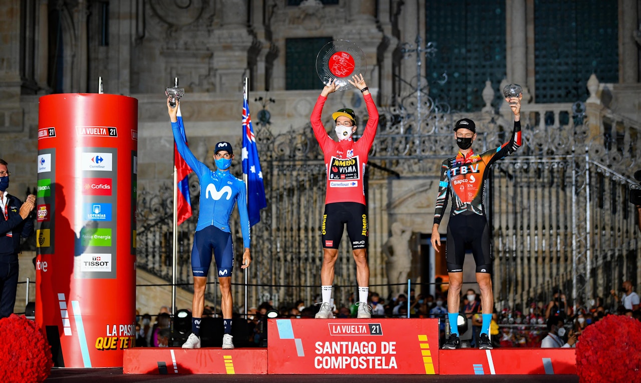 TRE PÅ RAD: Primoz Roglic har vært kongen av Vuelta a España de tre siste årene. Foto: Cor Vos
