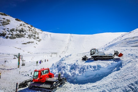 LEGGES NED: Det blir ikke mer drift i Folgefonna sommerskisenter. Foto: Bjørn Magnus Kronen Folgefonna sesongåpnet.