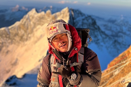 REKORDMANN: Nims Purja har gjort det igjen; I mai satte han to nye verdensrekorder i Himalaya. Foto: Pemba Sherpa