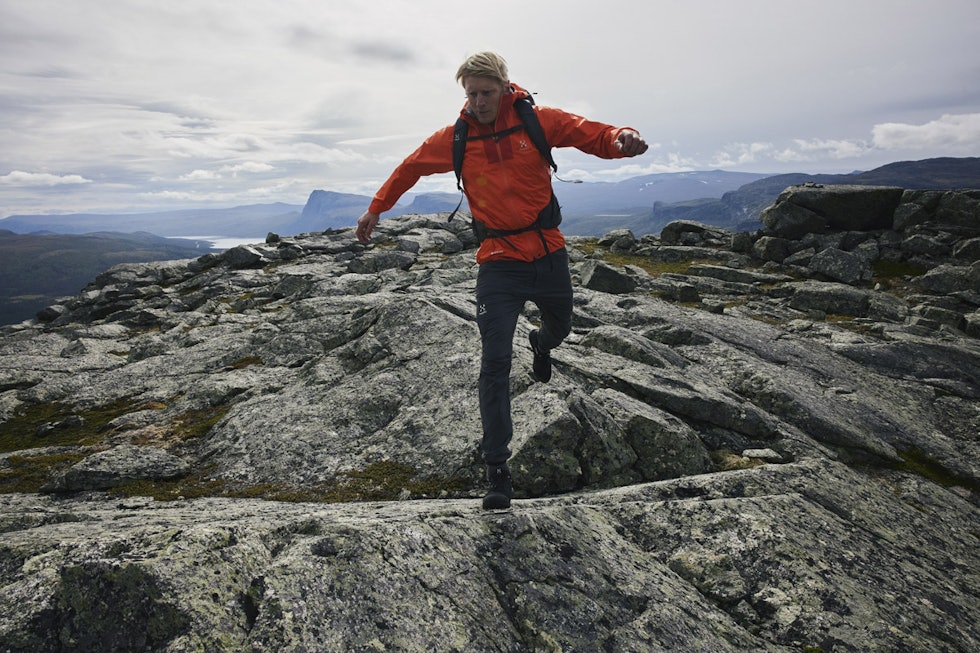 Den samlede vekten av et komplett L.I.M-sett er forfriskende lav. Foto: Haglöfs Den samlede vekten av et komplett L.I.M-sett er forfriskende lav. Foto: Haglöfs