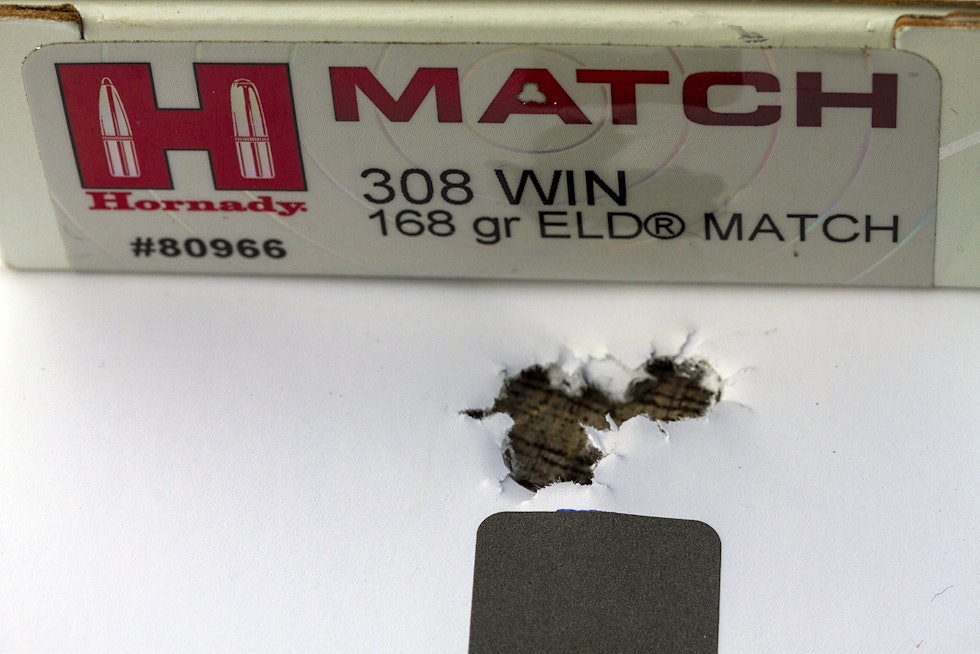 Eld-orado: Heller ikke Hornady Eld Match ser ut til å svikte, med 9 mm som snittnotering.