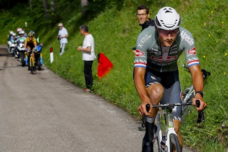 DET SÅ LYST UT: Men så sprakk Mathieu van der Poel fullstendig. Foto: Cor Vos