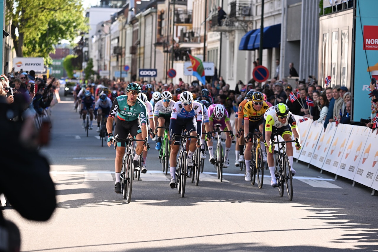 NEDERLAG I KRISTIANSAND: Alexander Kristoff lykkes ikke i sin «største sjanse» i årets Tour of Norway. Foto: Cor Vos