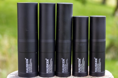 Hausken lyddempere testes i versjonene Hausken JD184, JD184 XTRM, JD224 og JD224 XTRM samt Hausken WD60 XTRM. Hausken lyddempere testes i versjonene Hausken JD184, JD184 XTRM, JD224 og JD224 XTRM samt Hausken WD60 XTRM.