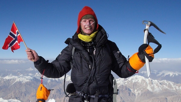 FØRSTE NORDMANN PÅ K2: Lars Nessa, som sier han neppe skal klatre flere 8 000-metere i sitt liv.