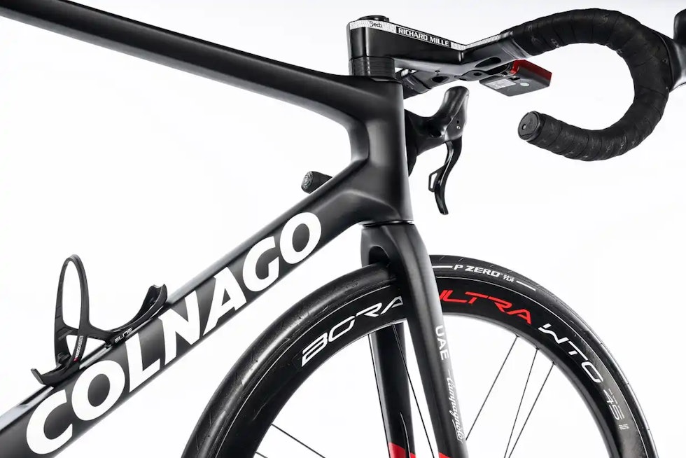 ITALIENSK-NORSK DESIGN: Colnagos Tour-sykkel er ført i pennen av Torgny Fjeldskaar Colnago Prototipo