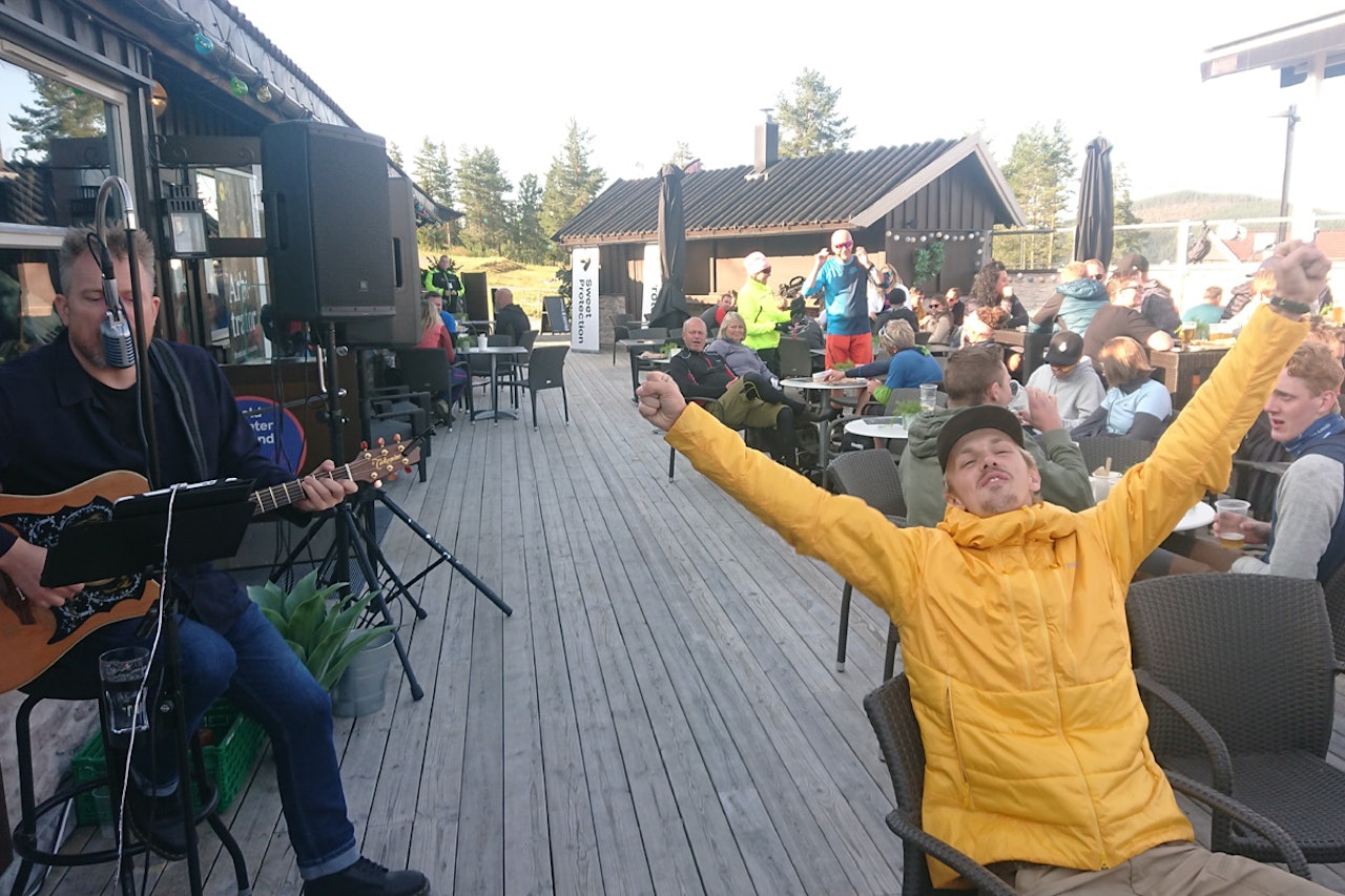 Hans Andreas på Sweet Afterbike Hans Andreas på Sweet Afterbike