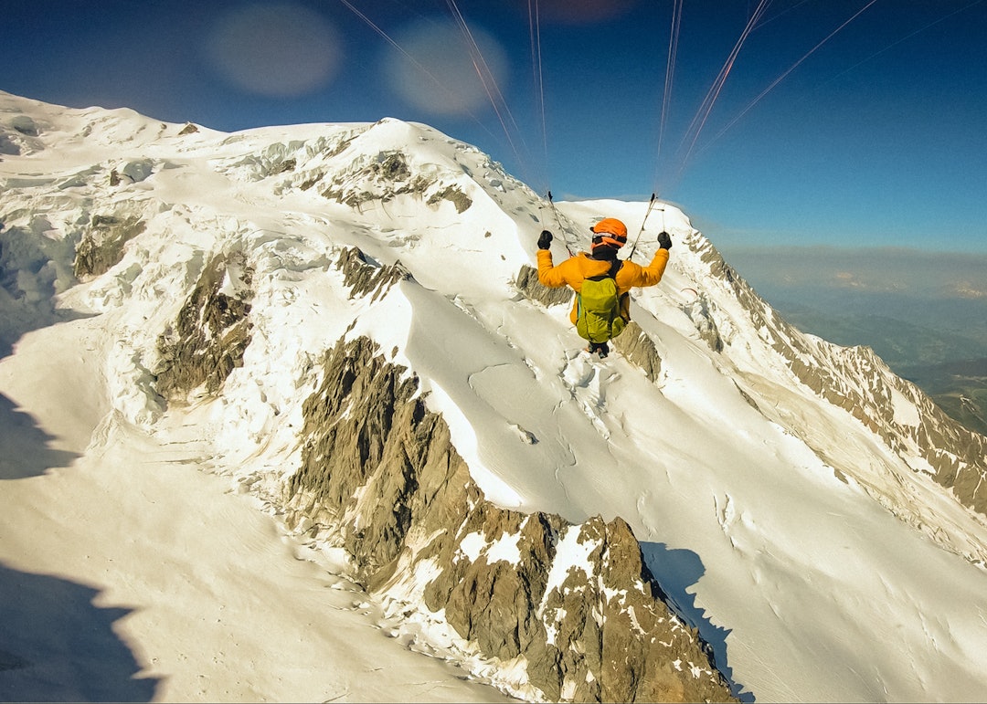 THE BOSSON GLACIER: Store deler av turen ned fra Mont Blanc til Chamonix går over Bosson-breen. THE BOSSON GLACIER: Store deler av turen ned fra Mont Blanc til Chamonix går over Bosson-breen.