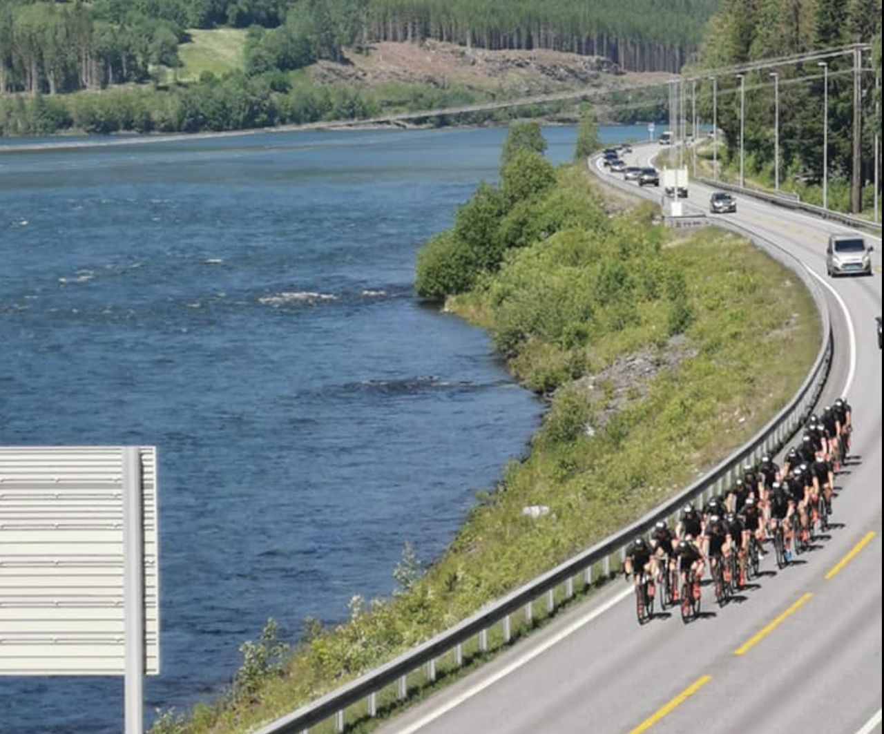 I TET: Trønderekspressen er først ute i løypa, og de er også først i lagkonkurransen. Foto: Nils Strøm. I TET: Trønderekspressen er først ute i løypa, og de er også først i lagkonkurransen. Foto: Nils Strøm.