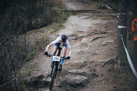 HAR DOMINERT: Lisa Kristine Jorde (Tangen Watt og Oksygen Cykleklubb) vant alle rittene under Rye Bike Festival i helgen. Foto: Kristoffer H. Kippernes lisa kristine jorde nm terrengsykling