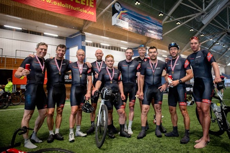 STYRKEPRØVEN: Team Heinemann Oslo ble henvist til annenplass i sitt første forsøk i Styrkeprøven. Nå blir de til Trimtex Cycling Team. Arkivfoto: Henrik Alpers STYRKEPRØVEN: Team Heinemann Oslo ble henvist til annenplass i sitt første forsøk i Styrkeprøven. Nå blir de til Trimtex Cycling Team. Arkivfoto: Henrik Alpers