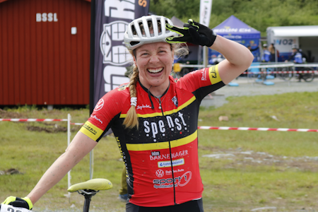NM-TRIPPEL: Ingrid Sofie Bøe Jacobsen, her under norgescupen i Nilsbyen, ble tredobbelt norgesmester i løpet av forrige uke. Foto: Knut Andreas Lone