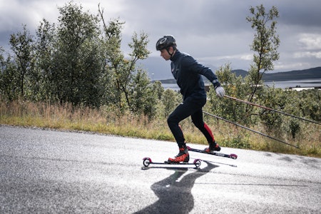 SOMMER-TRENING: Rulleski er ikke bare for langrennseliten. Foto: Martin Andersen 