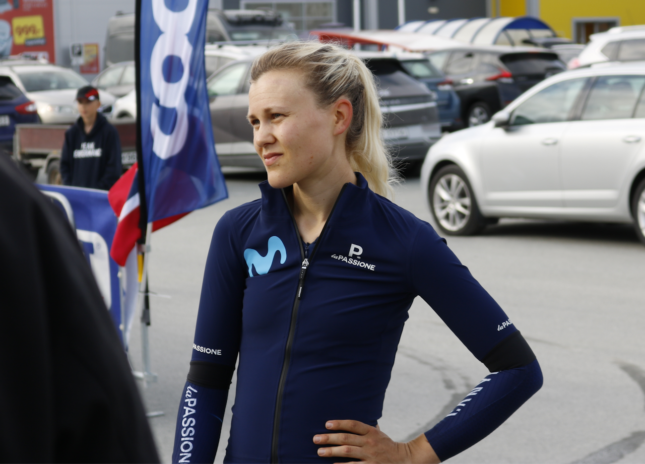 TITTEL GLAPP: Katrine Aalerud var bare marginer unna sitt tredje NM-gull på rad. Foto: Knut Andreas Lone