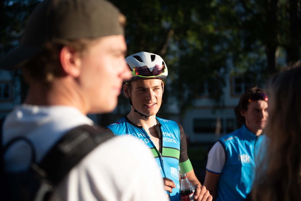 UKJENT ANSIKT: Erik Nygaard Madsen var et ukjent navn i norsk sykkelsport før i kveld. Nå er det bare et spørsmål om hvor han ender. Foto: Henrik Alpers. 