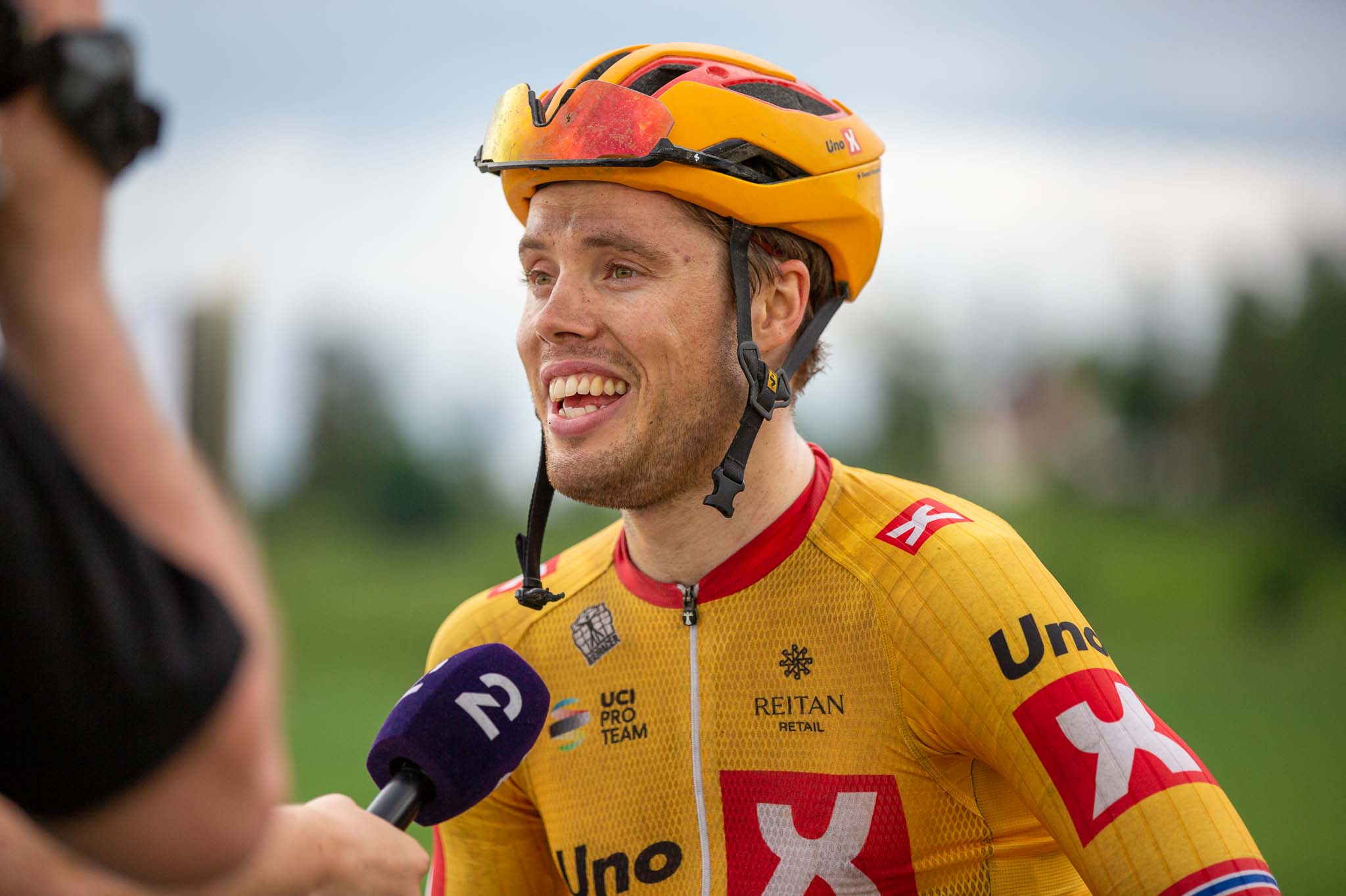 STRÅLTE: Rasmus Tiller ble norgesmester for annen gang. Foto: Elisabeth Almhjell