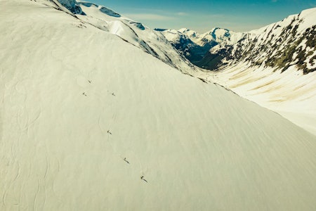 47 DAGER MED SOMMERSNØ: 17. juli stenger Stryn sommerski, etter en nokså lang sesong med mye snø, fine forhold og landets bets terrengpark. Foto: Christian Nerdrum