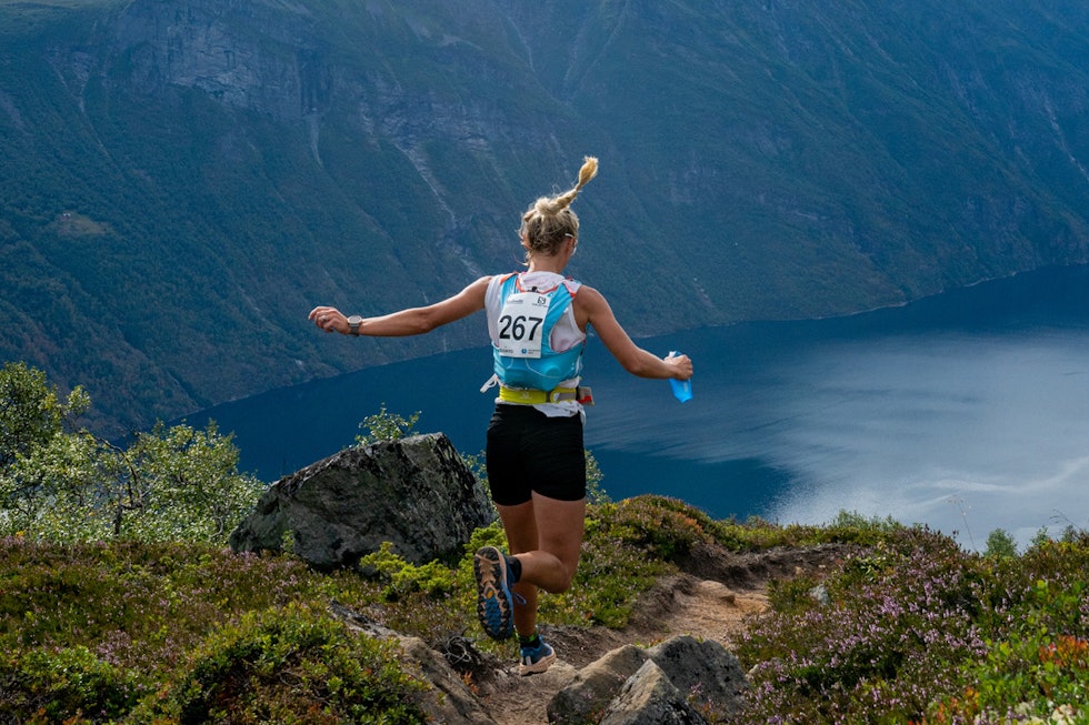Stranda Fjord Trail Race blir luftig og spennende! Foto: Joakim Dokka Nordstad