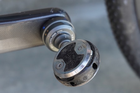 POWRLINK: Wahoo Speedplay med wattmåling gir deg kjent Speedplay-funksjon og pålitelig wattmåling. Foto: Øyvind Aas sykkelpedaler montert på krankarm