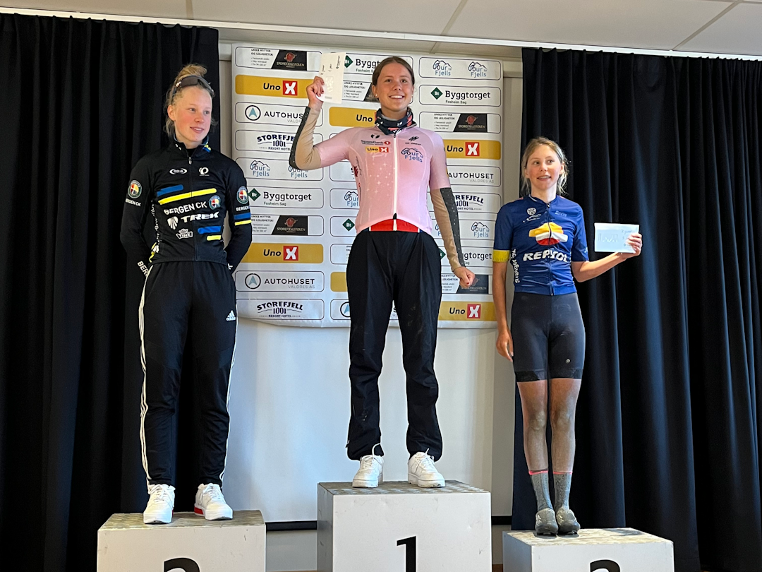 VANT: Kamilla Aasebø til topps på kvinner juniors bakketempo. Foto: Tour te Fjells